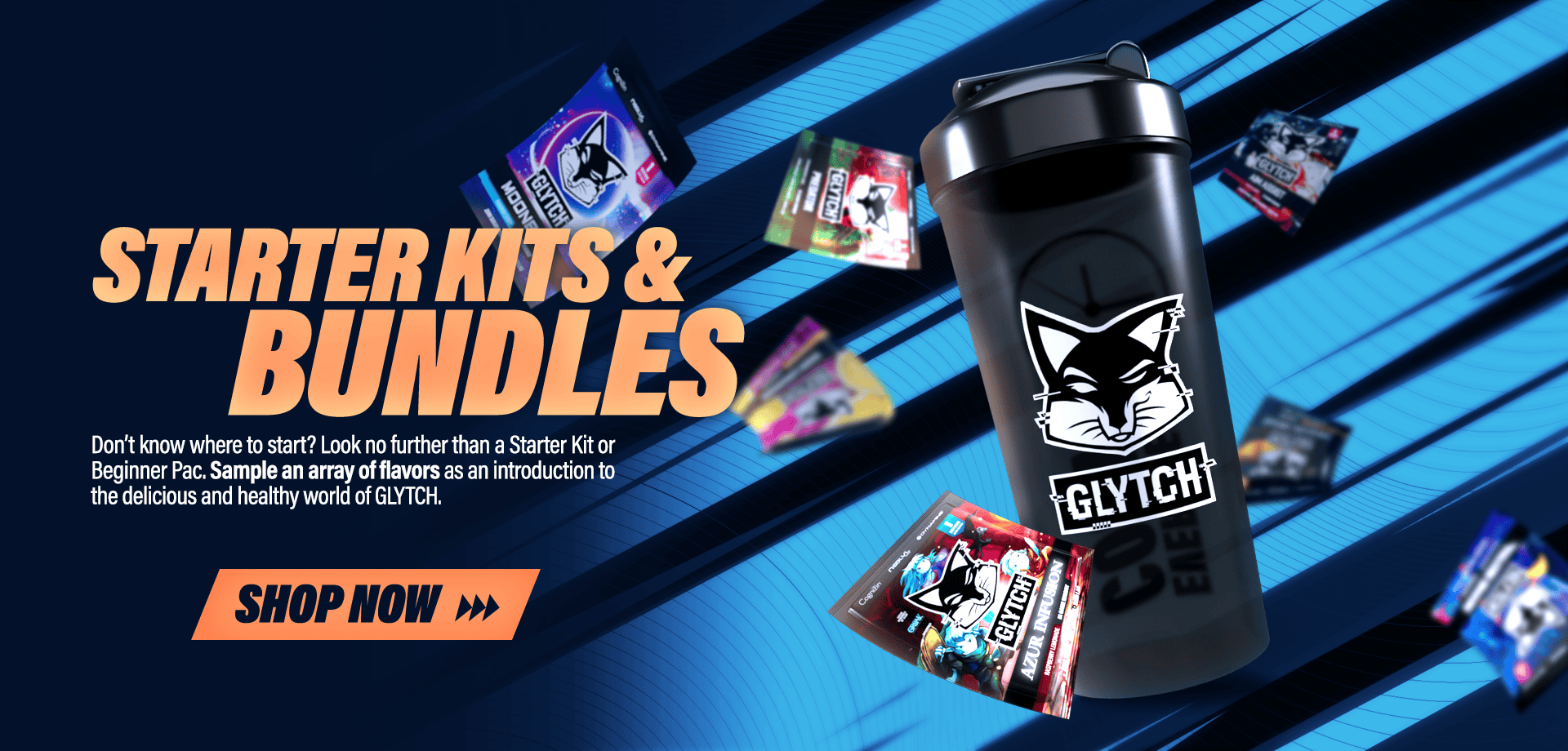 Gaming Energy Drinks Cleanest Formula Available GLYTCH Energy