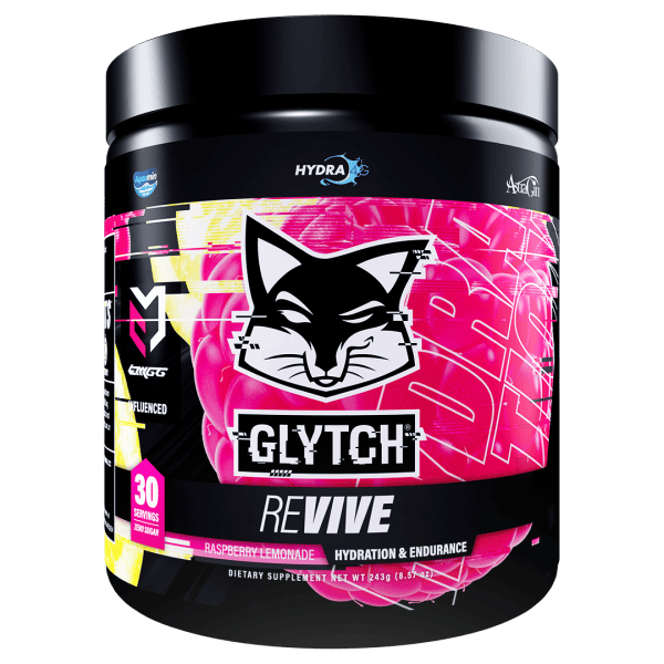 Raspberry Lemonade GLYTCH Energy Gaming Energy Drinks Cleanest