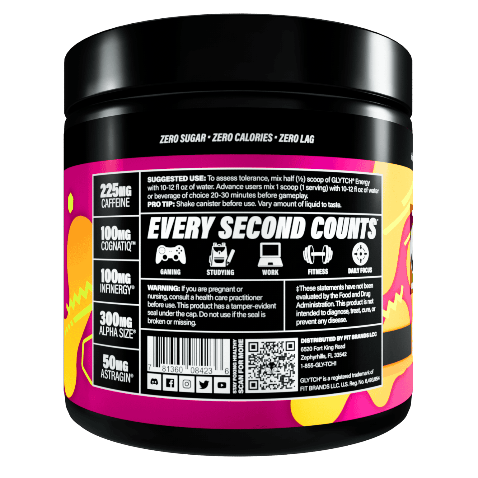 Best Gamer Energy Drinks GLYTCH Made To Game